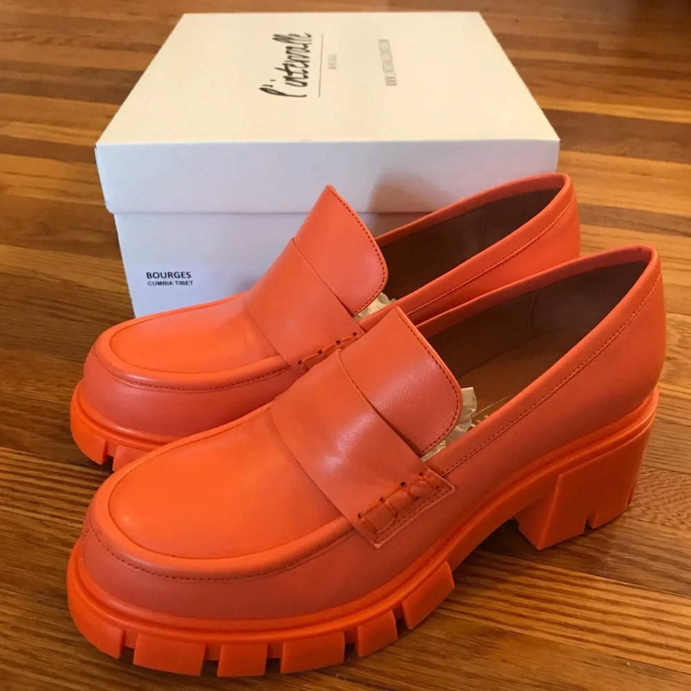 L’ intervalle Coral Platform Loafers - NEW - Picture 2 of 5